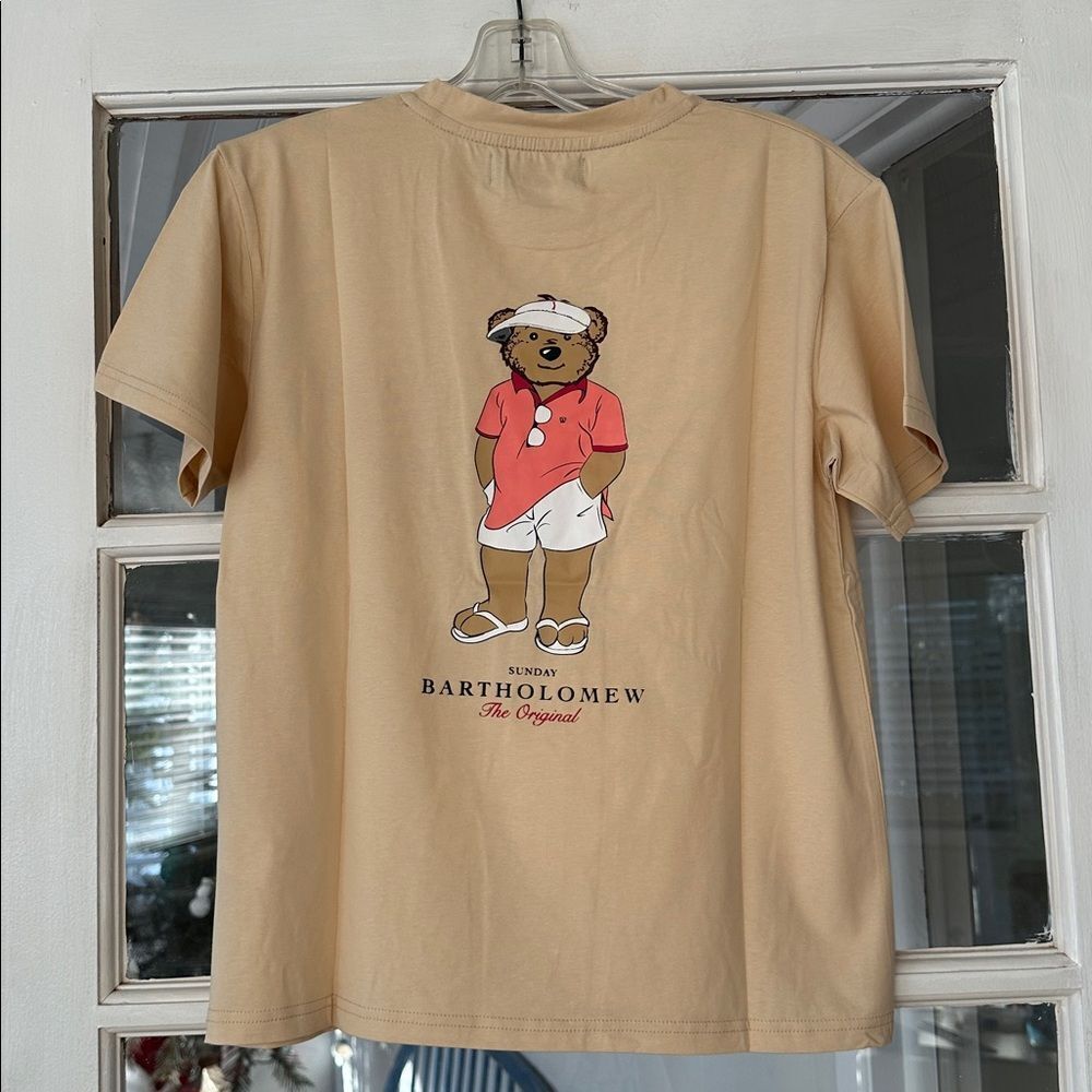 NWT Bartholomew The Original Bear Graphic T-Shirt